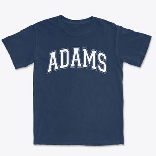 Adams Middle School Varsity Arch Premium Heavyweight T-shirt