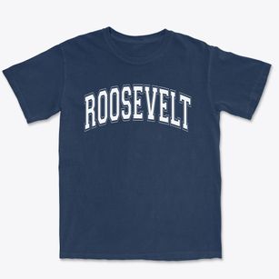 Roosevelt Junior High School Varsity Arch Premium Heavyweight T-shirt