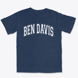 Ben Davis Junior High School Varsity Arch Premium Heavyweight T-shirt