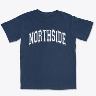 Northside Montessori School Varsity Arch Premium Heavyweight T-shirt