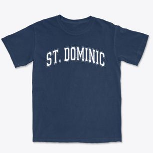 Saint Dominic School Varsity Arch Premium Heavyweight T-shirt
