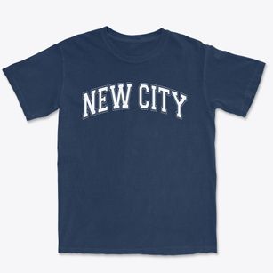 New City School Varsity Arch Premium Heavyweight T-shirt