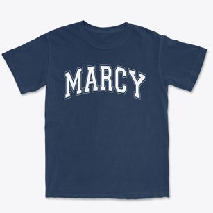 Marcy Elementary School Varsity Arch Premium Heavyweight T-shirt