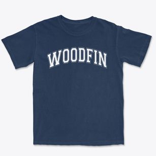 Woodfin Elementary School Varsity Arch Premium Heavyweight T-shirt