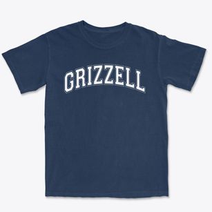 Grizzell Middle School Varsity Arch Premium Heavyweight T-shirt