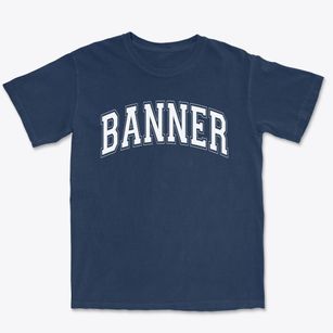 Banner Elementary School Varsity Arch Premium Heavyweight T-shirt