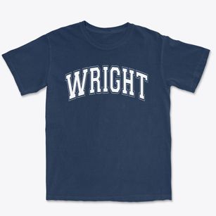 Wright Elementary School Varsity Arch Premium Heavyweight T-shirt