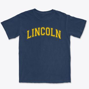 Lincoln Elementary School Varsity Arch Premium Heavyweight T-shirt
