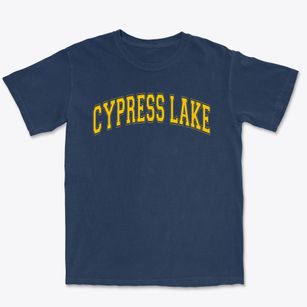 Cypress Lake Middle School Varsity Arch Premium Heavyweight T-shirt