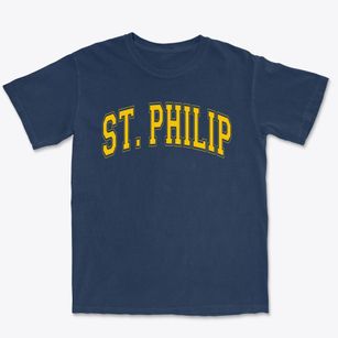 St. Philip Lutheran Varsity Arch Premium Heavyweight T-shirt