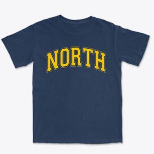 North Junior High School Varsity Arch Premium Heavyweight T-shirt