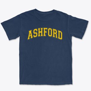 Ashford High School Varsity Arch Premium Heavyweight T-shirt