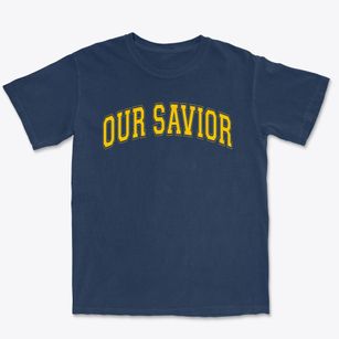 Our Savior Lutheran School Varsity Arch Premium Heavyweight T-shirt
