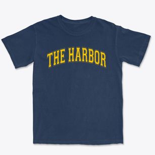 The Harbor Science & Arts Charter School Varsity Arch Premium Heavyweight T-shirt