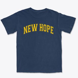 New Hope Elementary School Varsity Arch Premium Heavyweight T-shirt