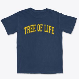 Tree Of Life Christian School Varsity Arch Premium Heavyweight T-shirt