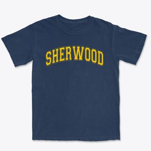 Sherwood Middle School Varsity Arch Premium Heavyweight T-shirt