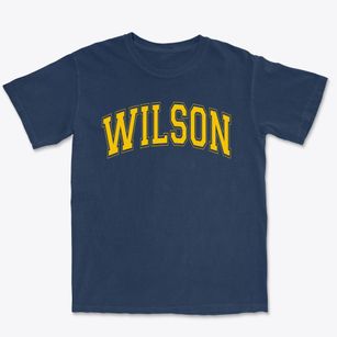 Wilson Elementary School Varsity Arch Premium Heavyweight T-shirt