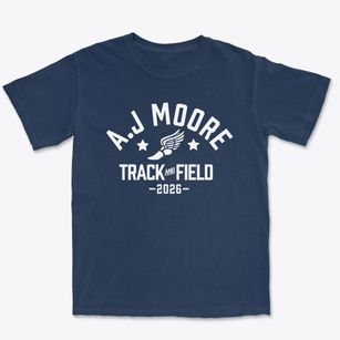 A.j Moore High Track and Field Premium Heavyweight T-shirt