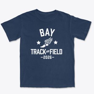 Bay Area Christian School Track and Field Premium Heavyweight T-shirt