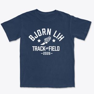 Bjorn Lih Elementary School Track and Field Premium Heavyweight T-shirt