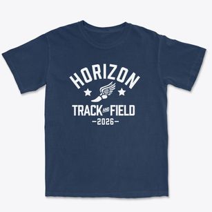 Horizon Middle School Track and Field Premium Heavyweight T-shirt