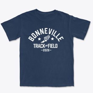 Bonneville High School Track and Field Premium Heavyweight T-shirt