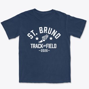 Saint Bruno Parish Track and Field Premium Heavyweight T-shirt