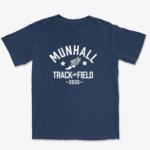 Munhall Elementary School Track and Field Premium Heavyweight T-shirt