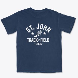 St. John Catholic School Track and Field Premium Heavyweight T-shirt