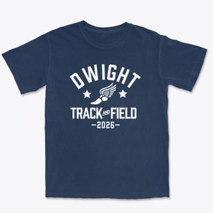 Dwight High School Track and Field Premium Heavyweight T-shirt
