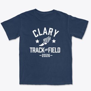 Clary Middle School Track and Field Premium Heavyweight T-shirt