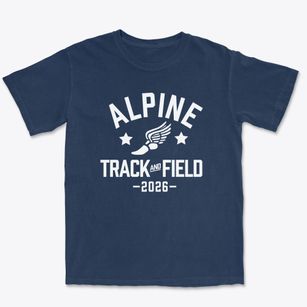 Alpine Elementary School Track and Field Premium Heavyweight T-shirt