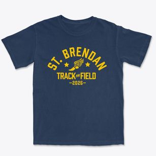 Saint Brendan School Track and Field Premium Heavyweight T-shirt