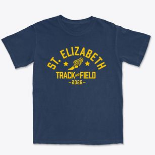 Saint Elizabeth School Track and Field Premium Heavyweight T-shirt