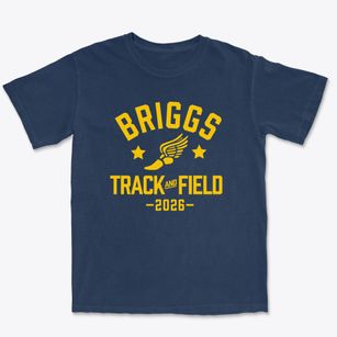 Briggs Fundamental School Track and Field Premium Heavyweight T-shirt