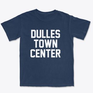 Dulles Town Center Virginia Classic Block Premium Heavyweight T-shirt