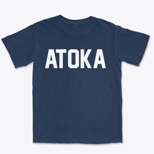 Atoka Oklahoma Classic Block Premium Heavyweight T-shirt