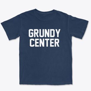 Grundy Center Iowa Classic Block Premium Heavyweight T-shirt