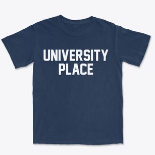University Place Washington Classic Block Premium Heavyweight T-shirt