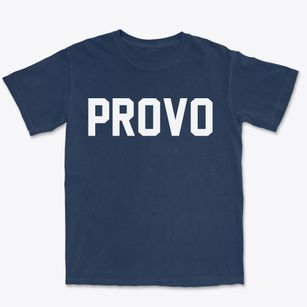 Provo Utah Classic Block Premium Heavyweight T-shirt