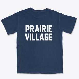 Prairie Village Kansas Classic Block Premium Heavyweight T-shirt