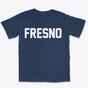 Fresno California Classic Block Premium Heavyweight T-shirt