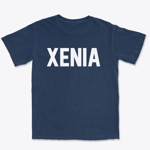 Xenia Illinois Classic Block Premium Heavyweight T-shirt