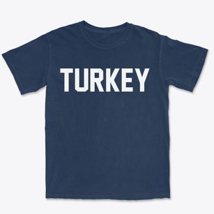Turkey North Carolina Classic Block Premium Heavyweight T-shirt