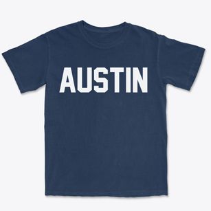 Austin Nevada Classic Block Premium Heavyweight T-shirt