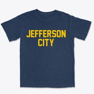 Jefferson City Missouri Classic Block Premium Heavyweight T-shirt