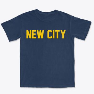 New City New York Classic Block Premium Heavyweight T-shirt