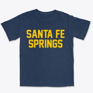 Santa Fe Springs California Classic Block Premium Heavyweight T-shirt