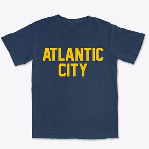 Atlantic City Wyoming Classic Block Premium Heavyweight T-shirt